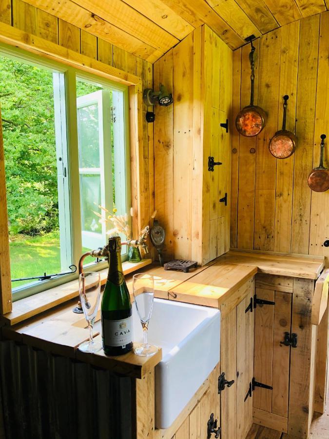 The Big Green Shepherds Hut Charlwood Exterior photo